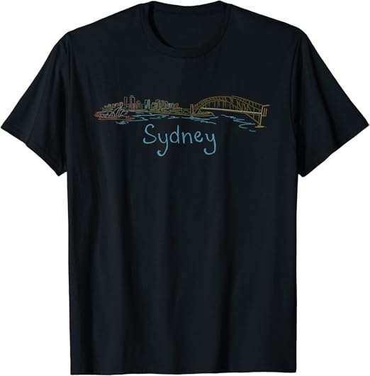 Sydney Australia TShirt Amazon.co.uk Fashion